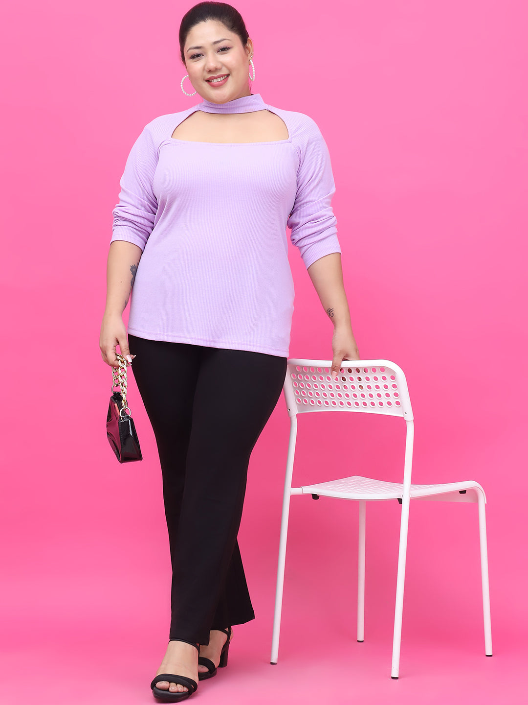 Fashionable Plus Size Women’s Western Top