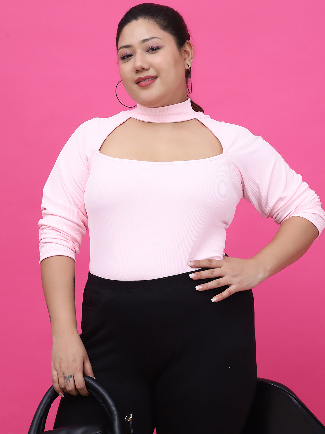 Fashionable Plus Size Women’s Western Top