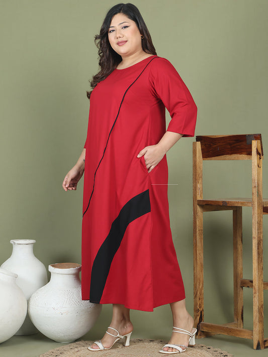 Bold & Stylish Plus Size Women’s Dress