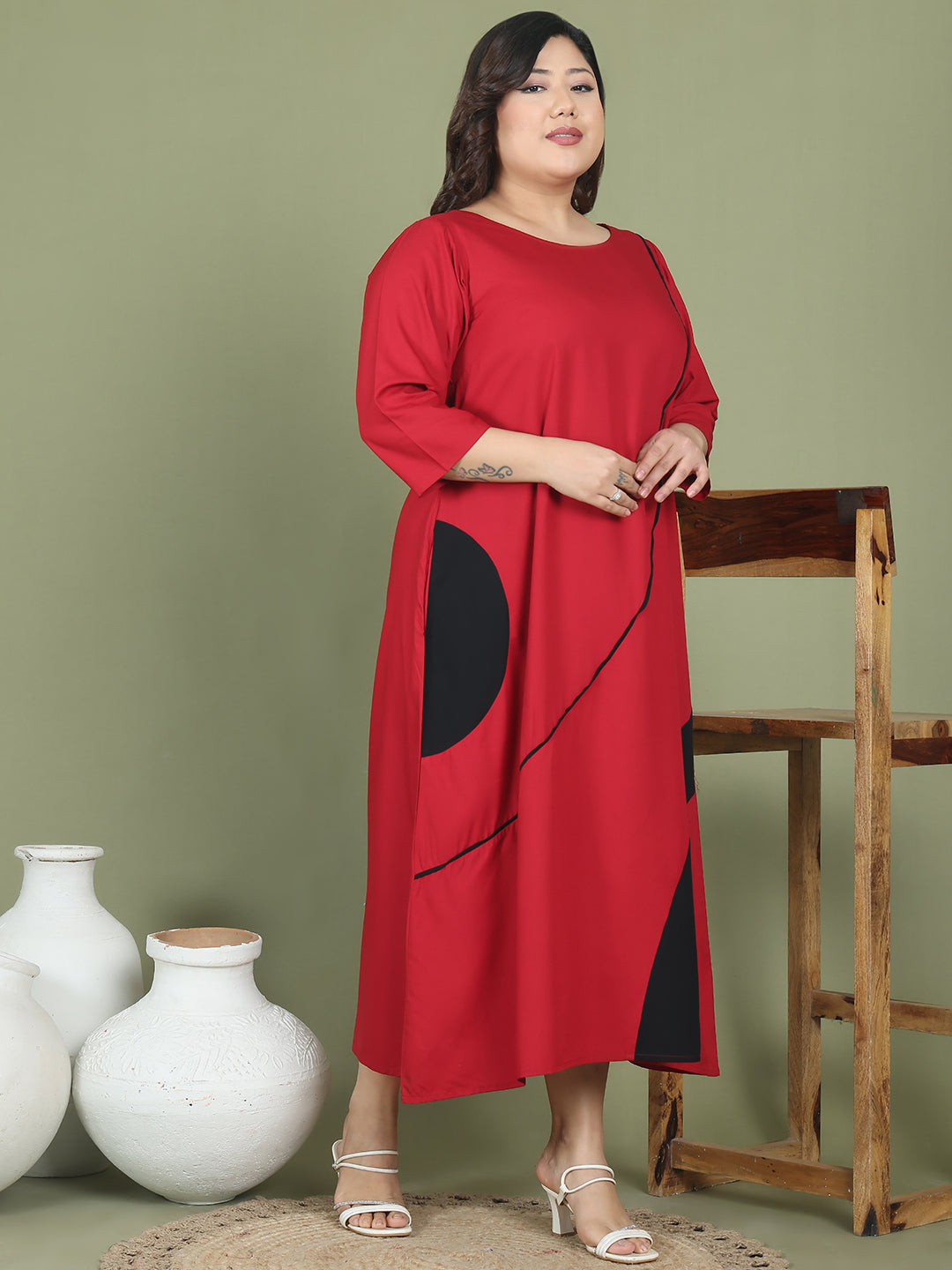 Bold & Stylish Plus Size Women’s Dress