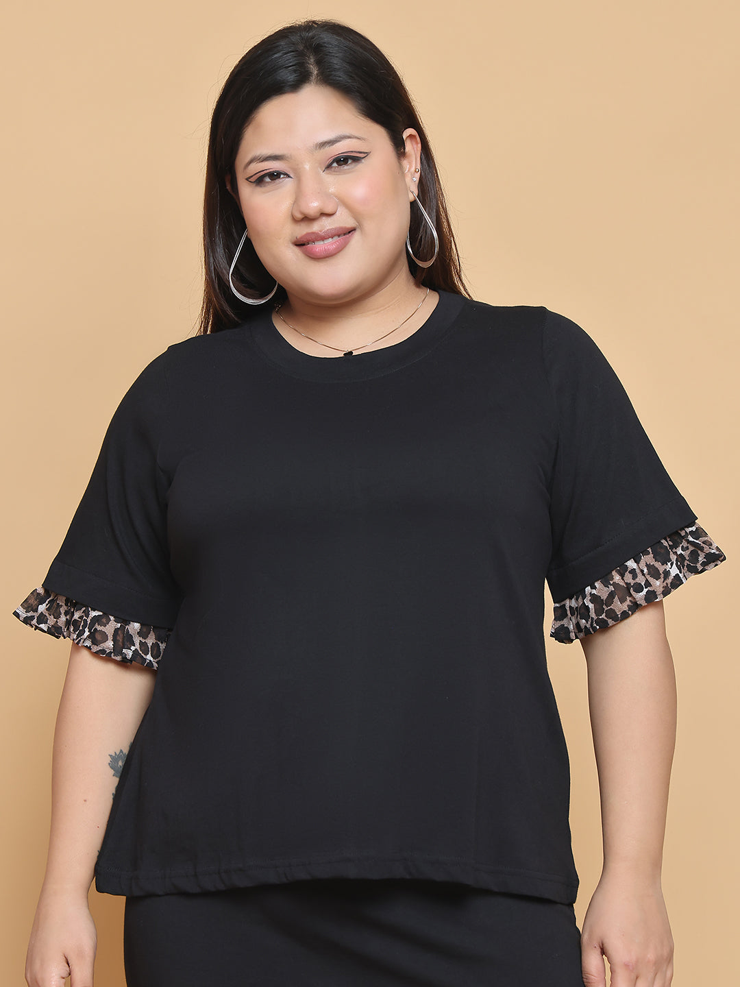 Fashionable Plus Size Women’s Western Top