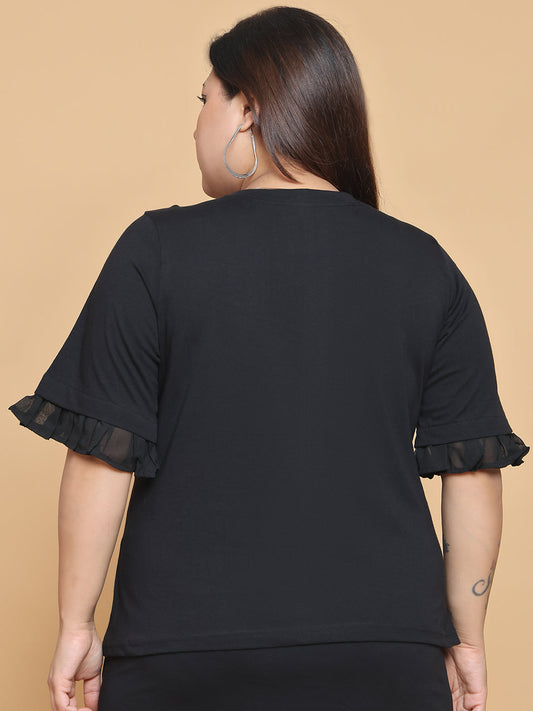 Fashionable Plus Size Women’s Western Top
