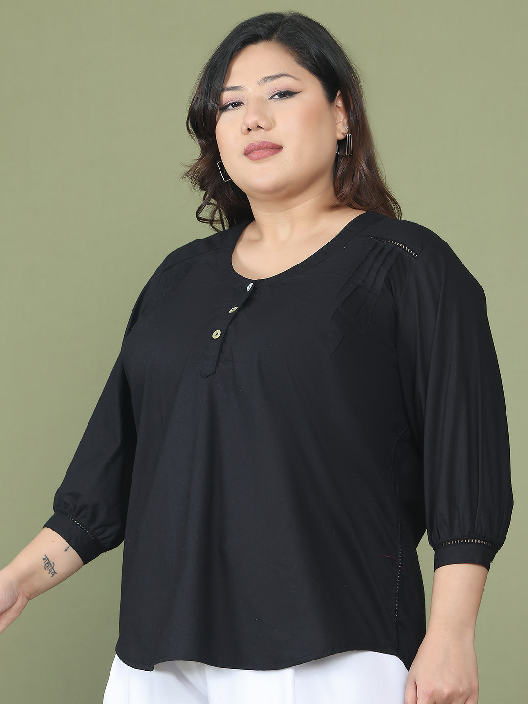 Trendy Plus Size Women Casual Top