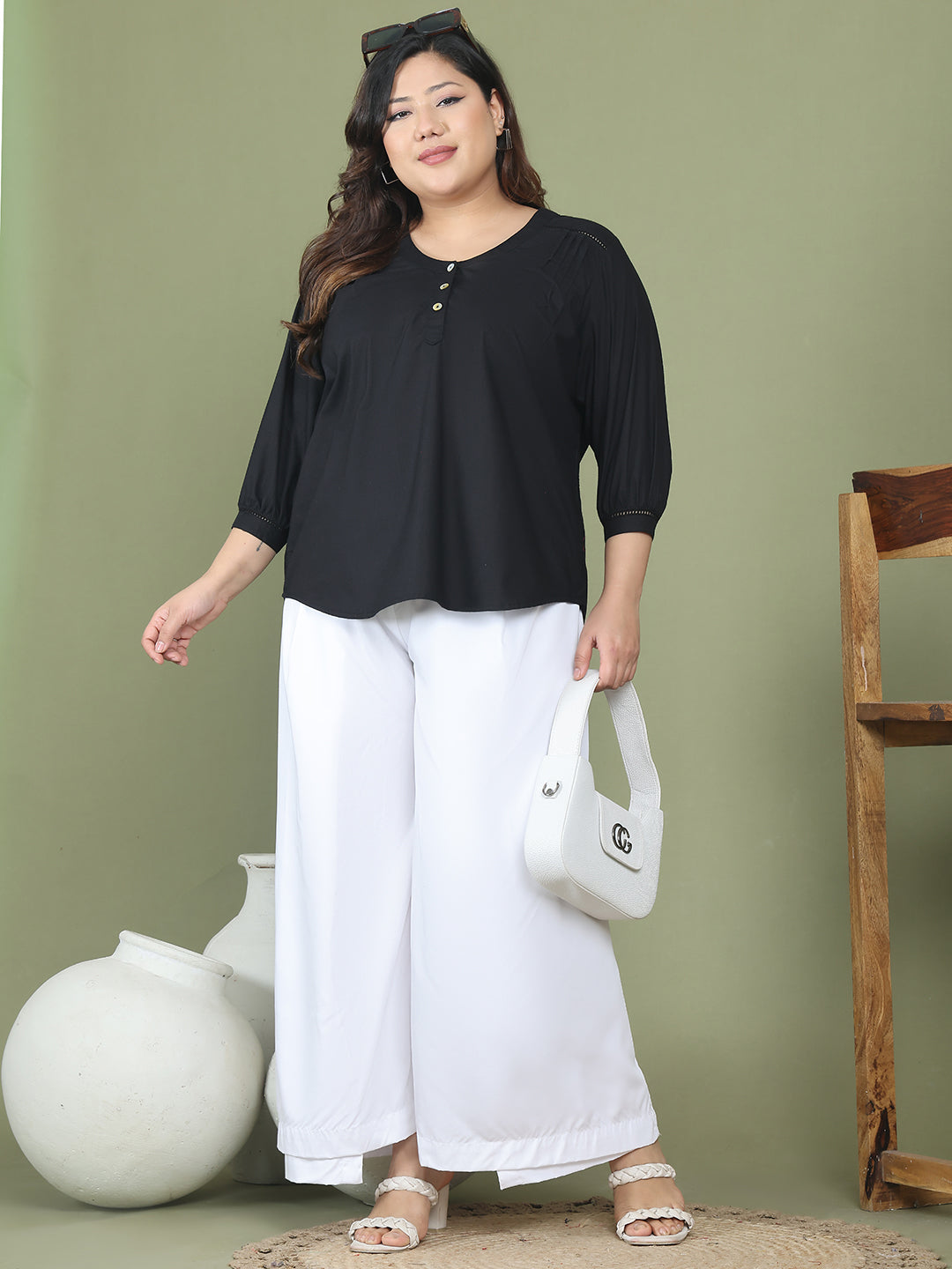 Trendy Plus Size Women Casual Top