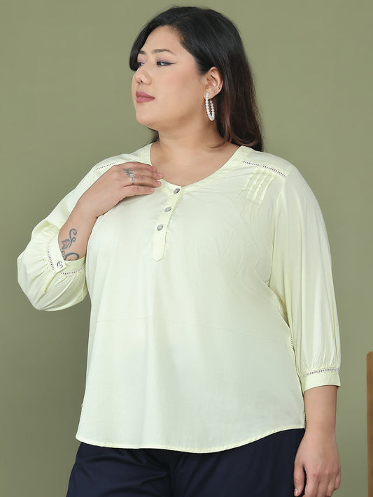 Trendy Plus Size Women Casual Top