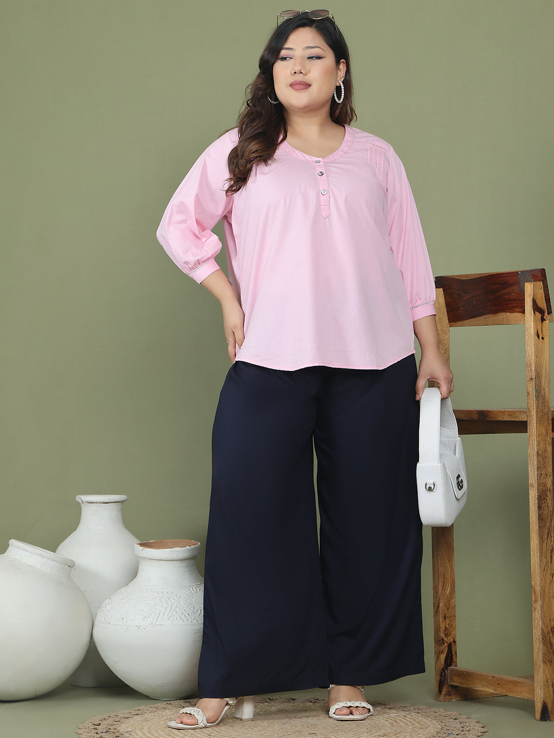 Trendy Plus Size Women Casual Top