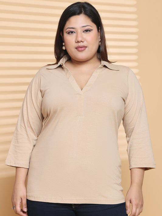Fashionable Plus Size Women’s Western Top