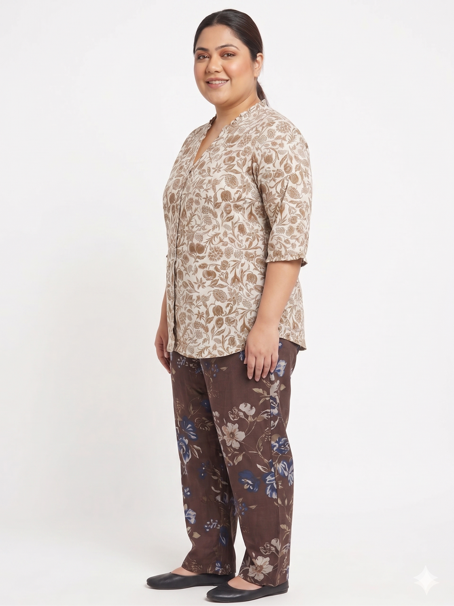 Plus Size Floral Top for Women