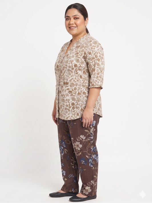 Plus Size Floral Top for Women