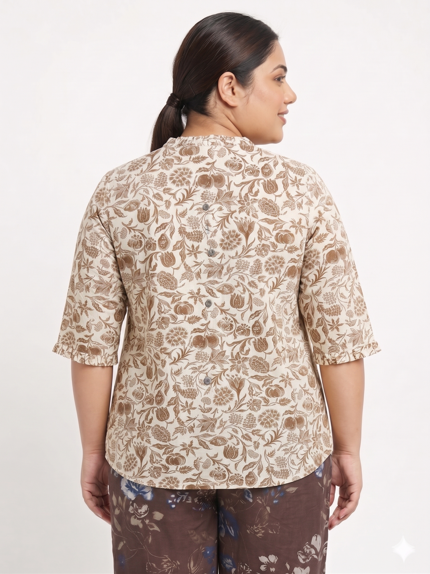 Plus Size Floral Top for Women