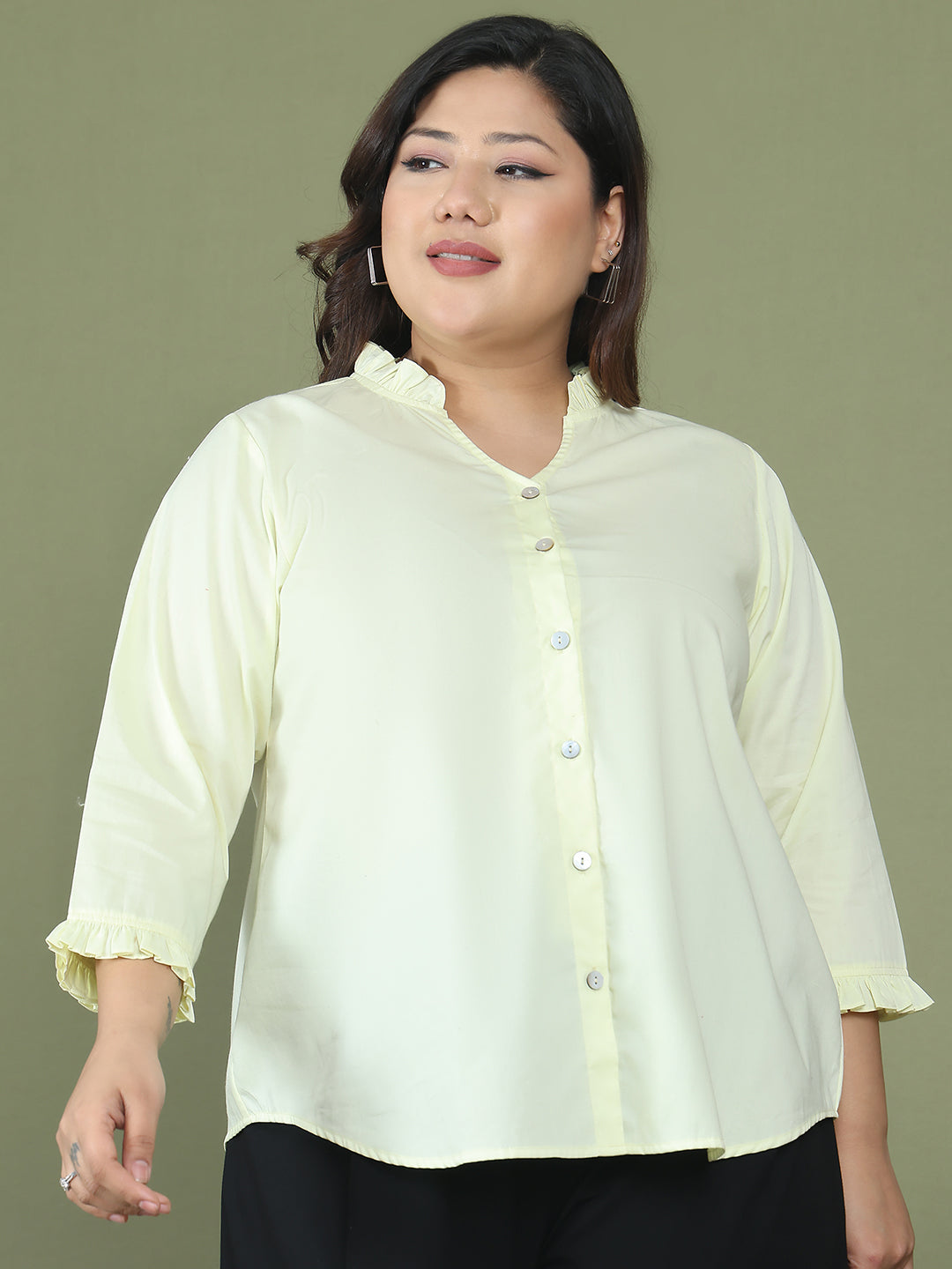 Trendy Plus Size Women Casual Top