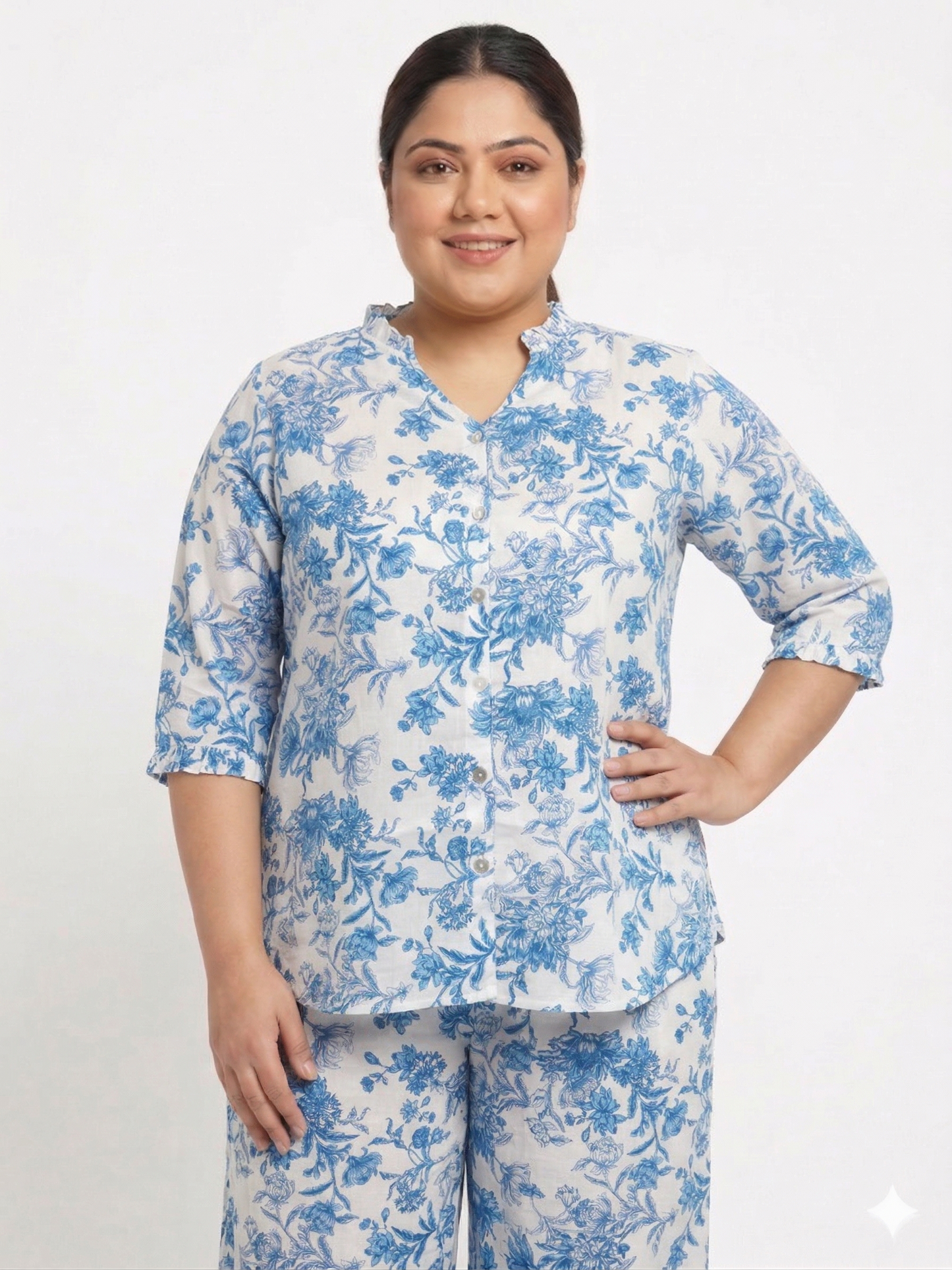Plus Size Floral Top for Women