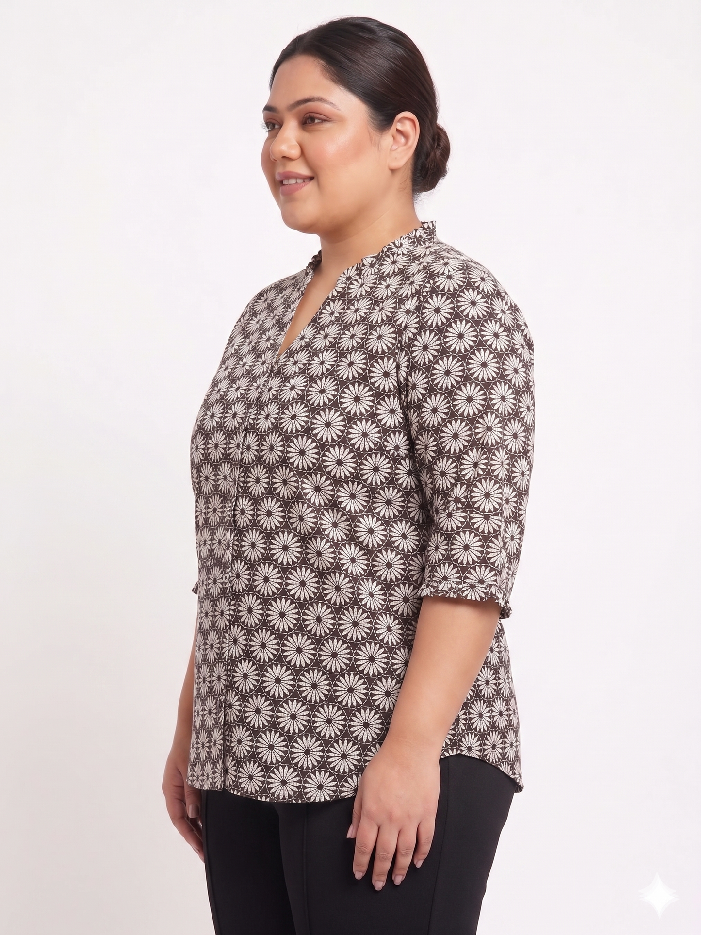 Plus Size Floral Top for Women