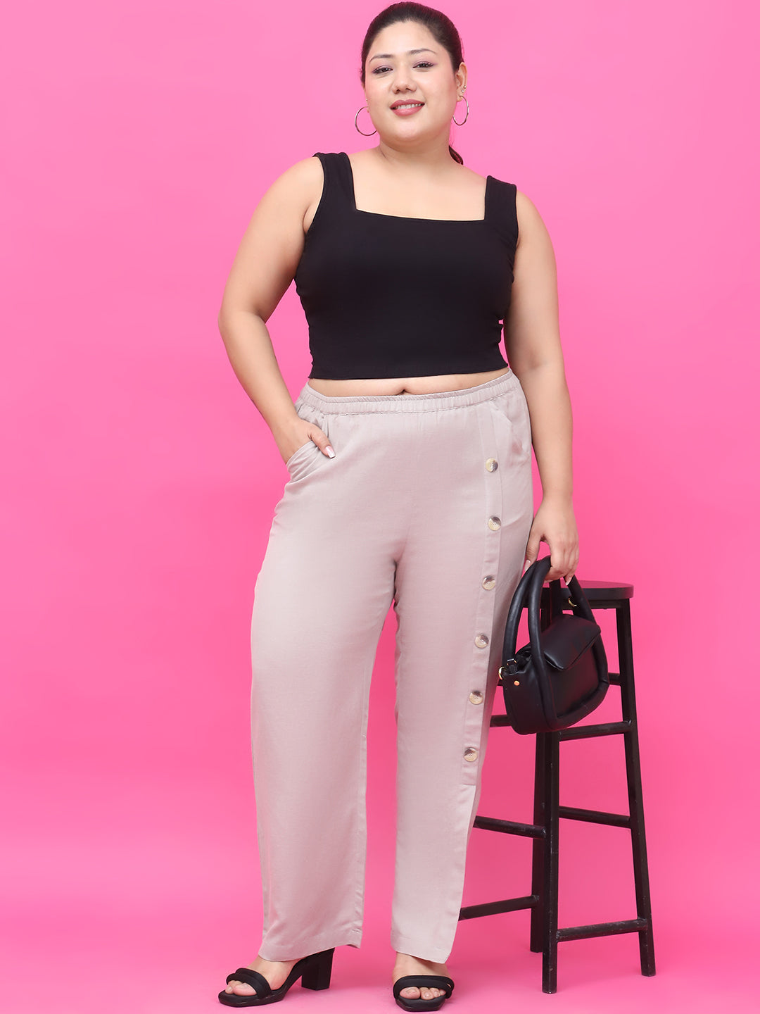 Soft & Breathable Plus Size Women’s Trouser