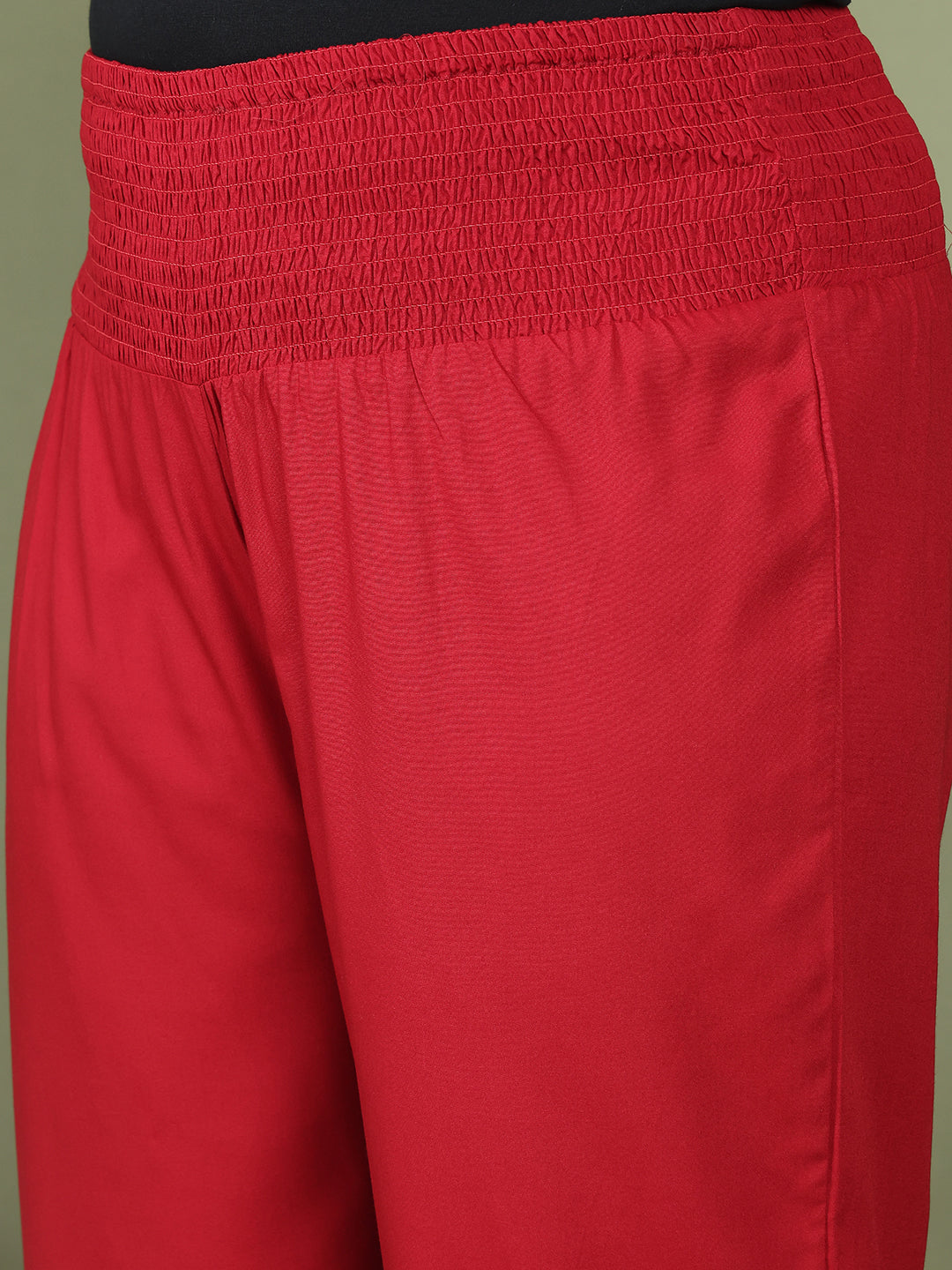 Relaxed Stretch Plus Size Women’s Bottom Wear Trouser