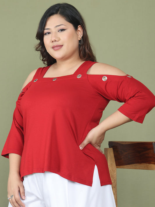 Fashionable Plus Size Women’s Western Top