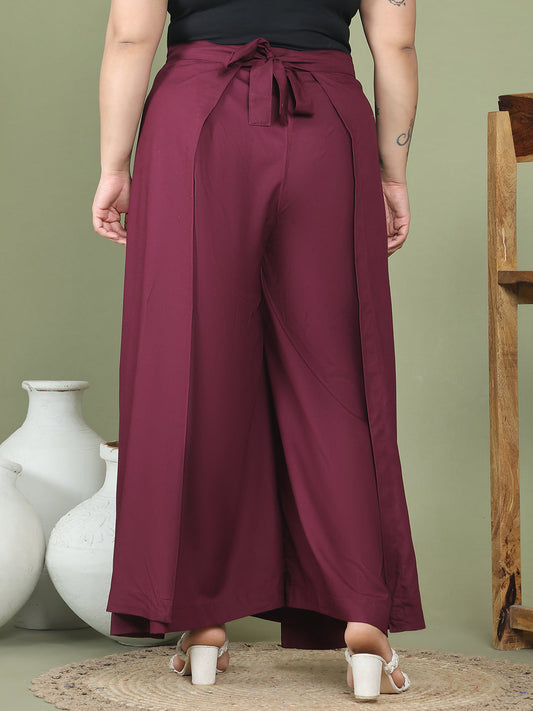 Relaxed Stretch Plus Size Women’s Bottom Wear Trouser