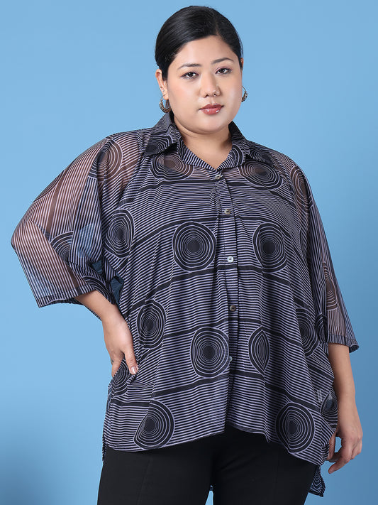Trendy Plus Size Women Casual Top