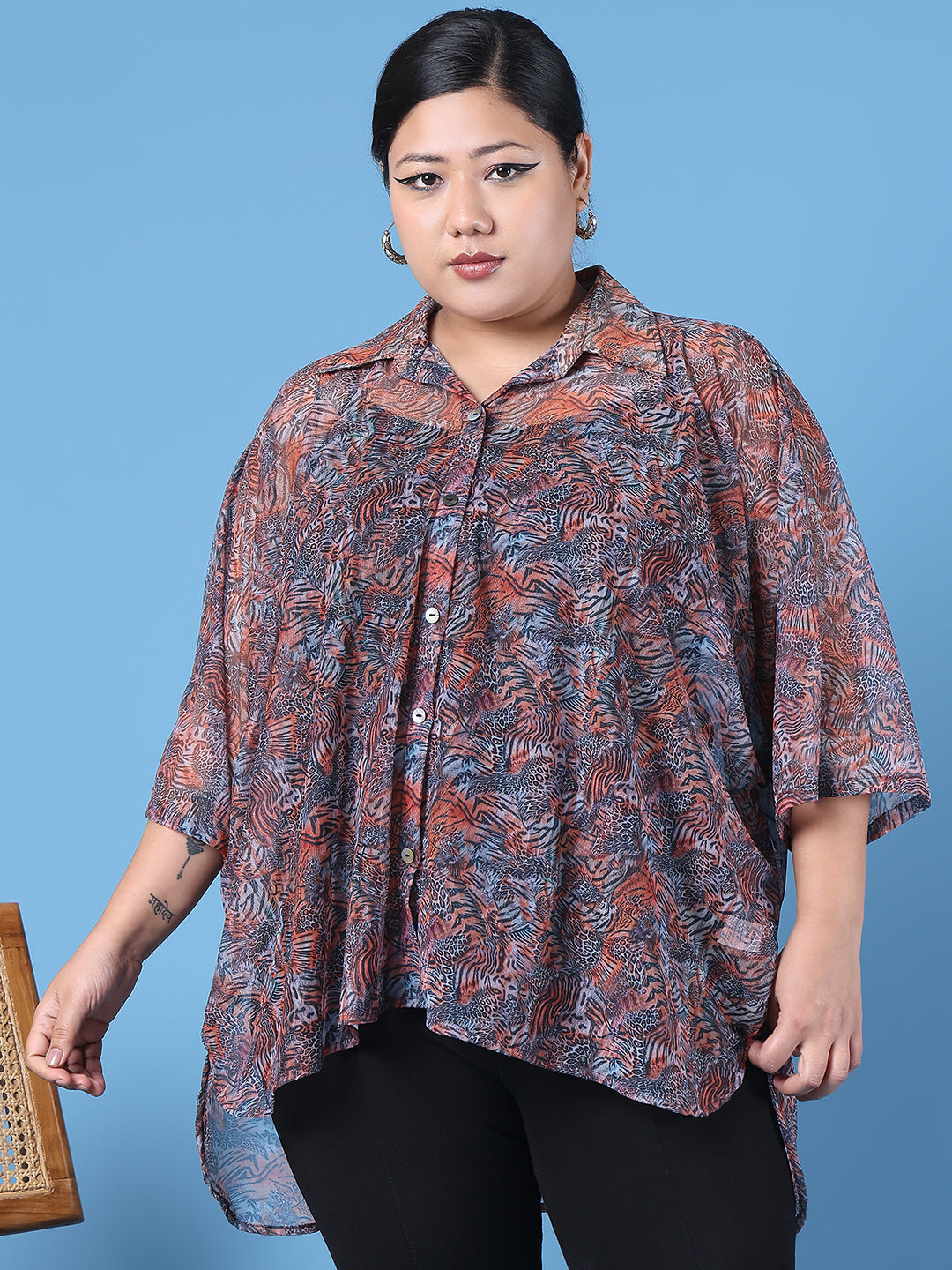 Trendy Plus Size Women Casual Top