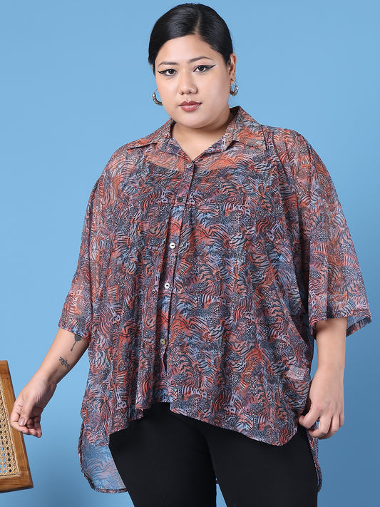 Trendy Plus Size Women Casual Top
