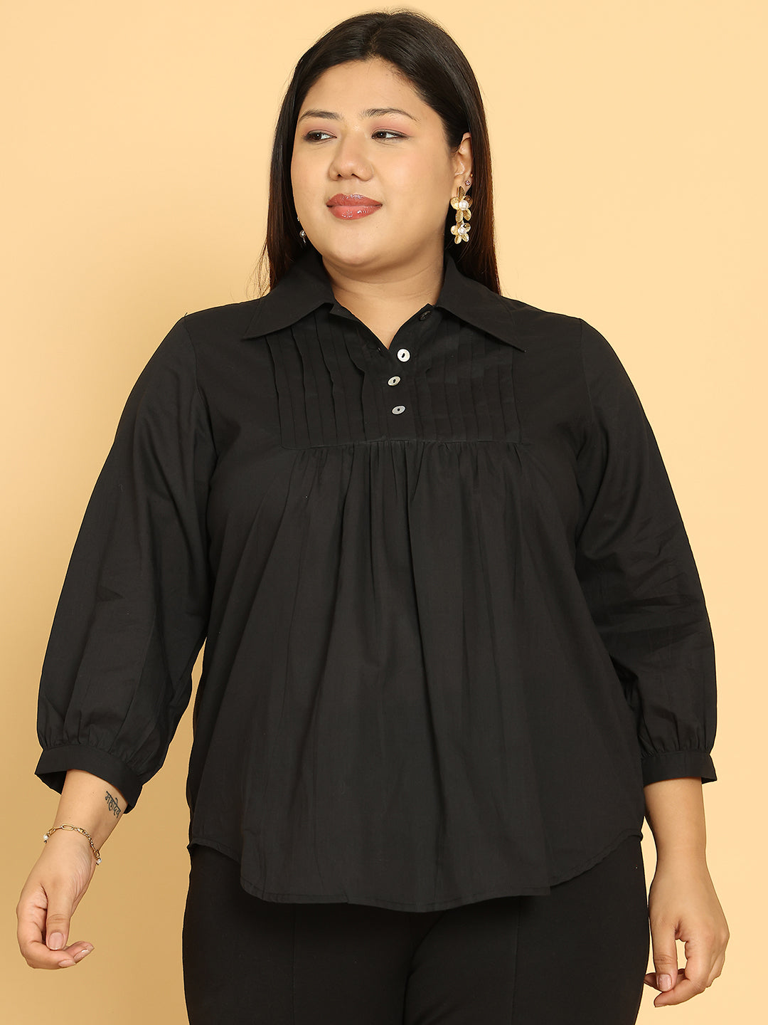 Trendy Plus Size Women Casual Top