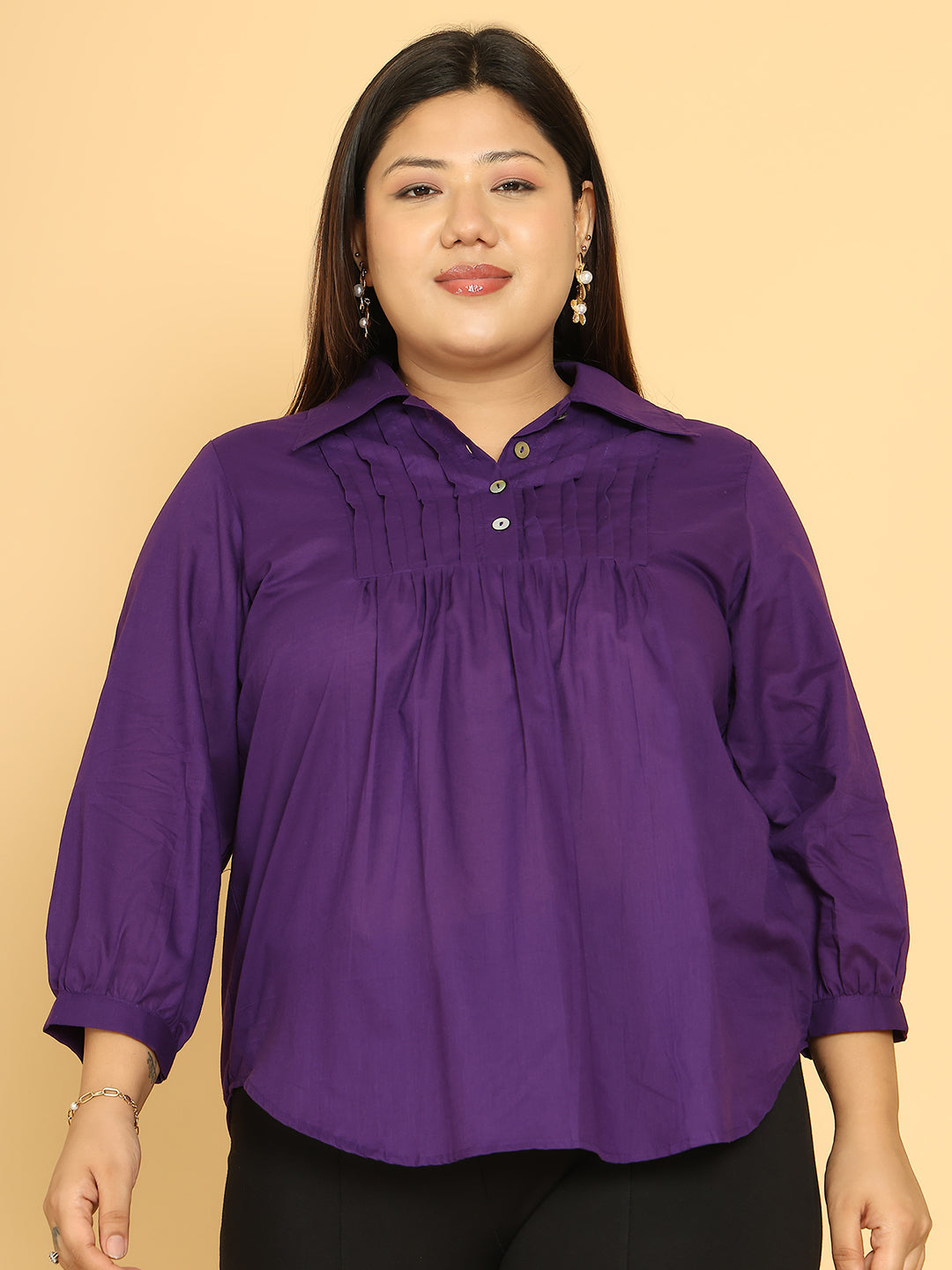 Trendy Plus Size Women Casual Top