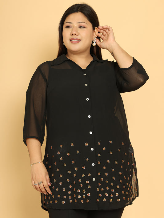 Trendy Plus Size Women Casual Top