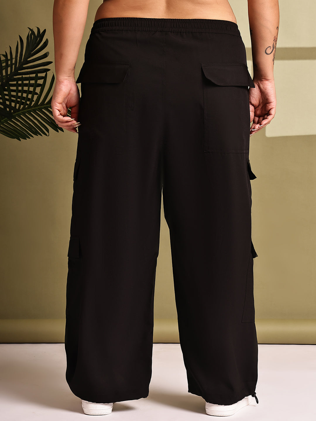 Relaxed Stretch Plus Size Women’s Bottom Wear Trouser
