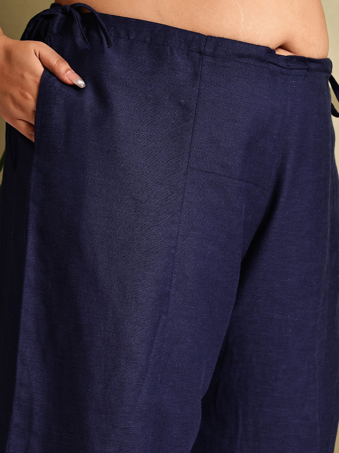 Relaxed Stretch Plus Size Women’s Bottom Wear Trouser