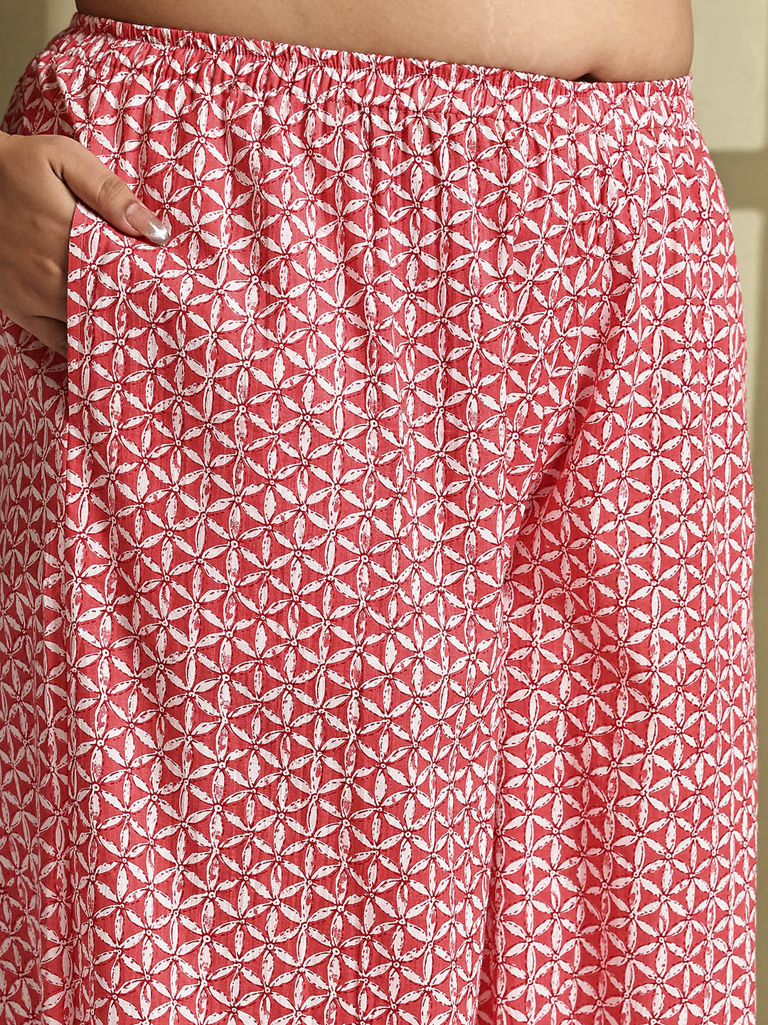 Relaxed Stretch Plus Size Women’s Bottom Wear Trouser