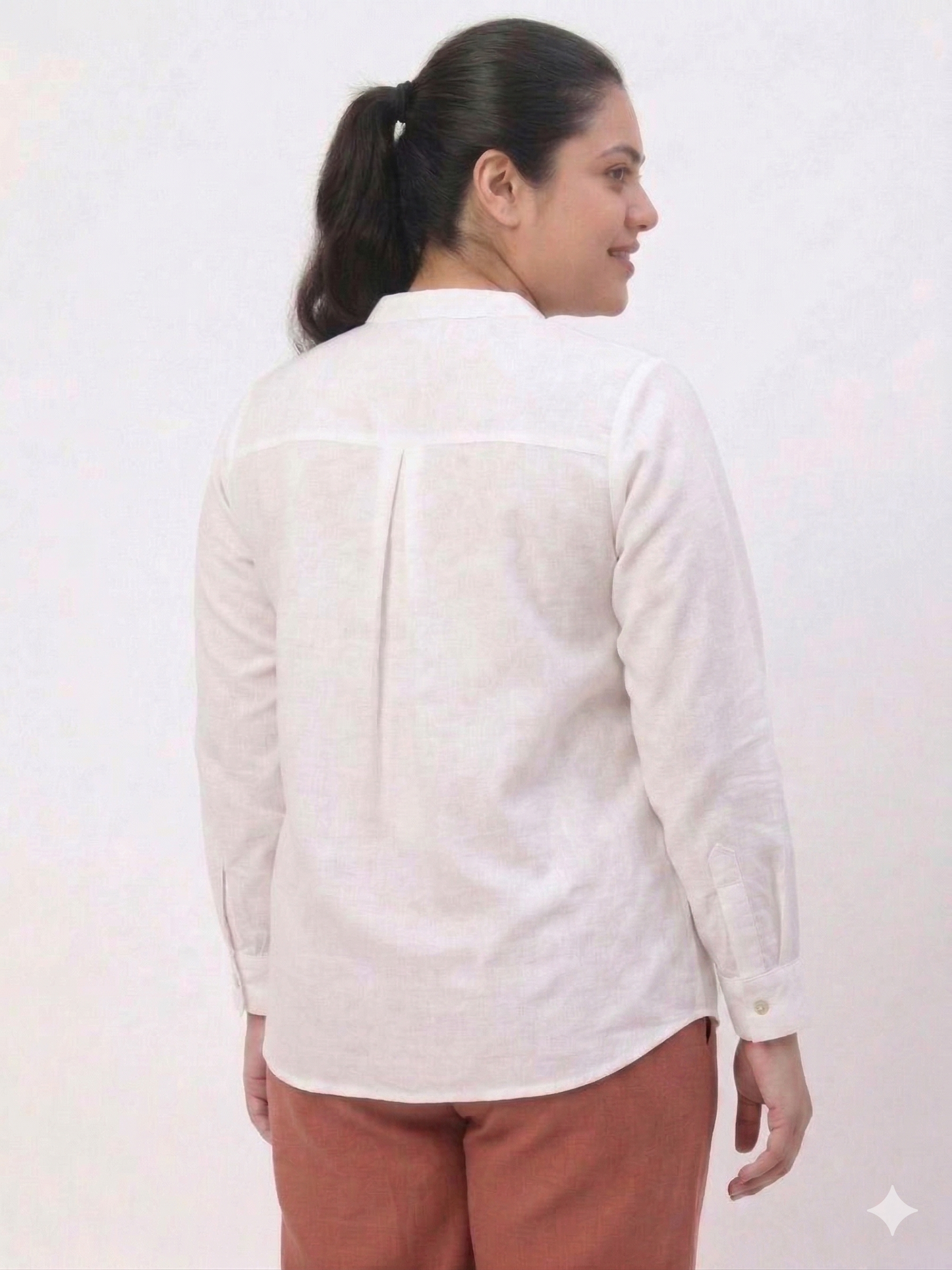 Summer Cotton Shirt with Embroidery