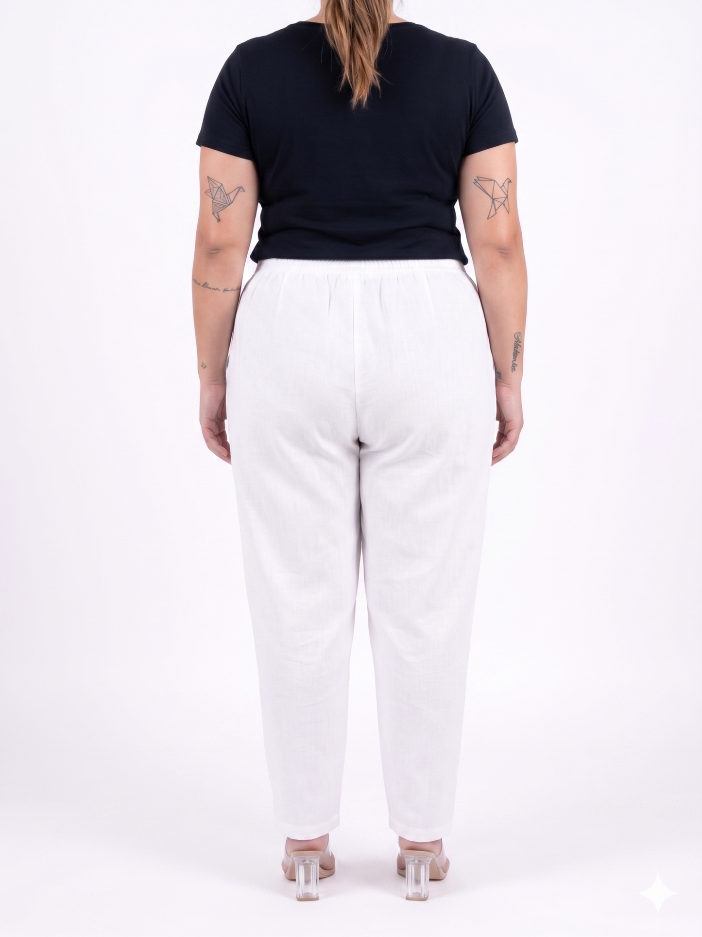 Straight-Fit Pleated Trousers