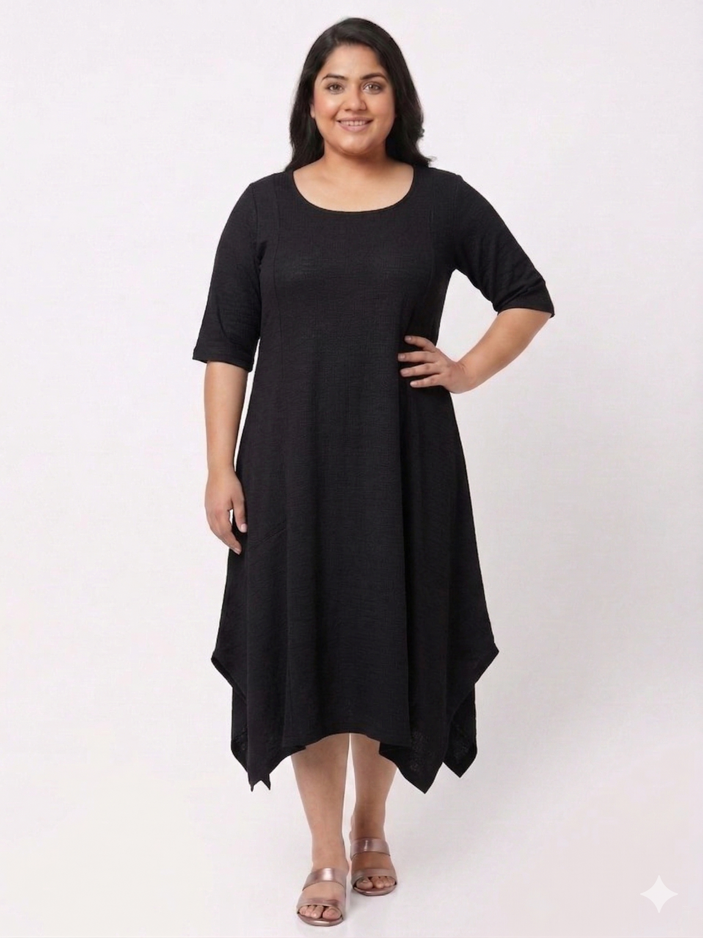 Plus Size Rayon Fabric Dress for Women