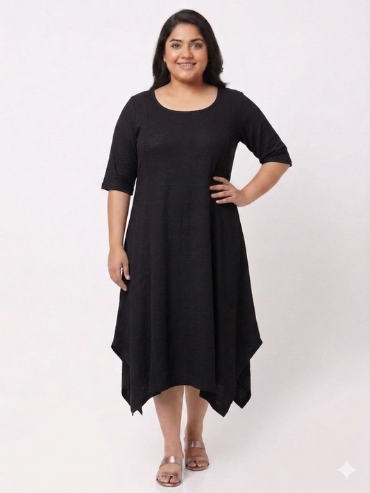Plus Size Rayon Fabric Dress for Women
