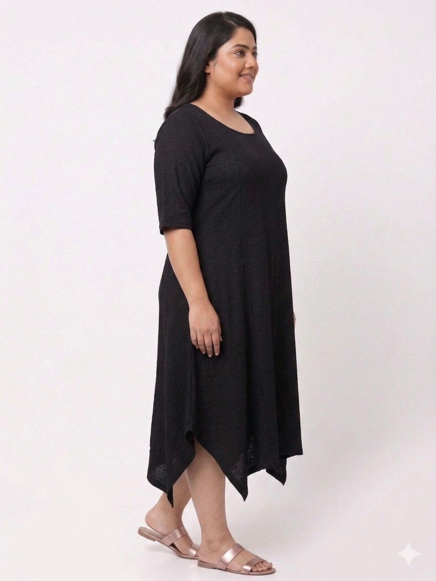 Plus Size Rayon Fabric Dress for Women