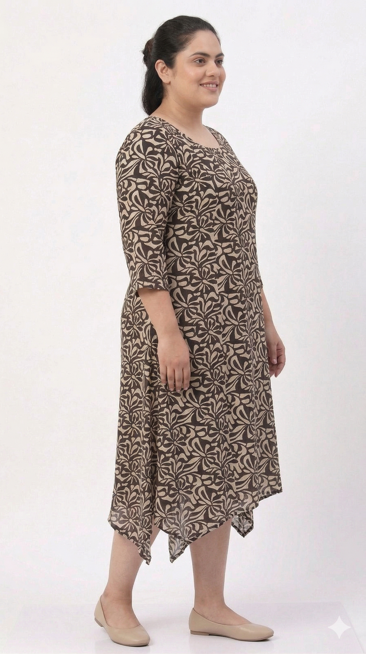 Plus Size Printed Dress for Women
