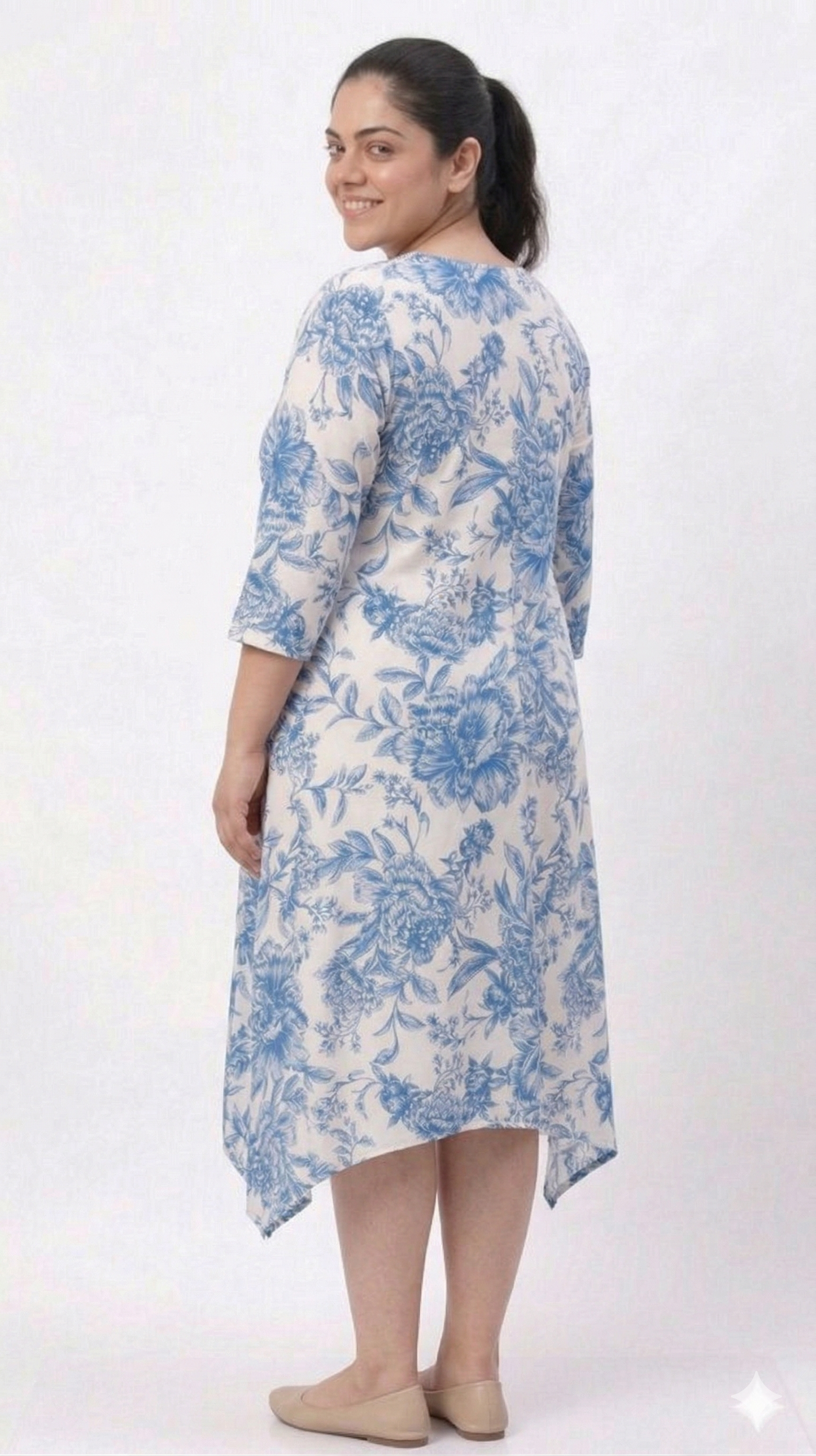Plus Size Printed Dress for Women