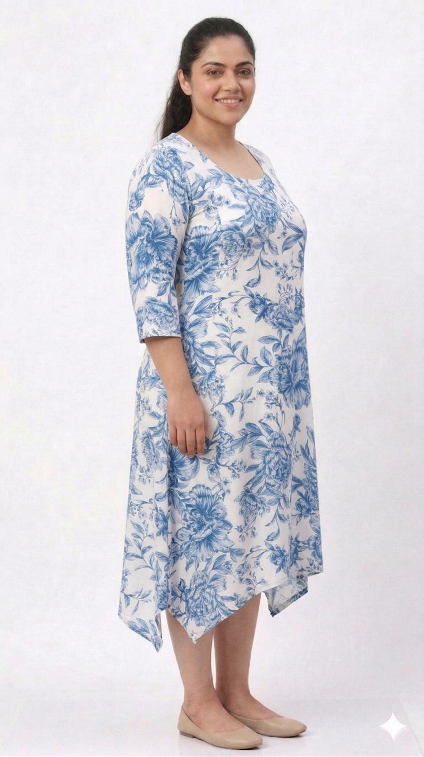 Plus Size Printed Dress for Women