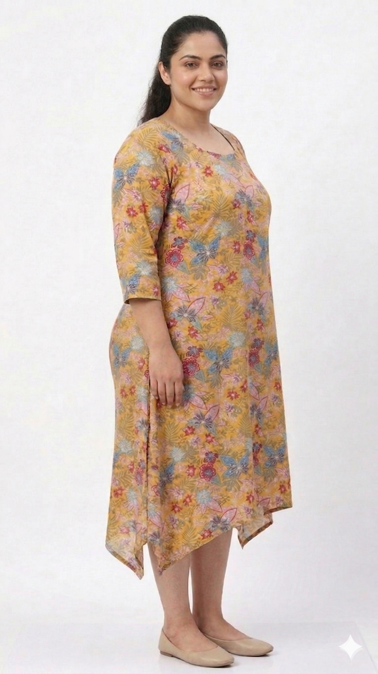 Plus Size Printed Dress for Women