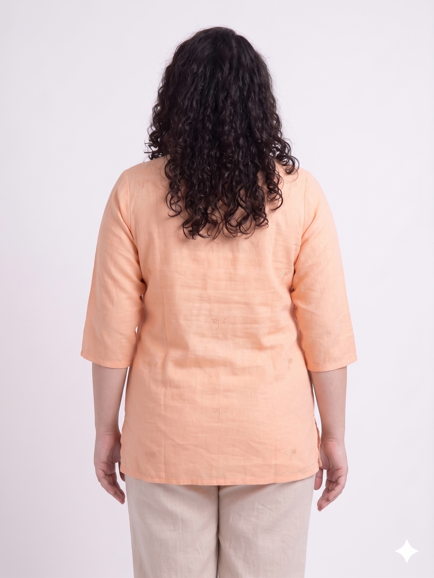 Everyday Comfort Embroidered Cotton Top