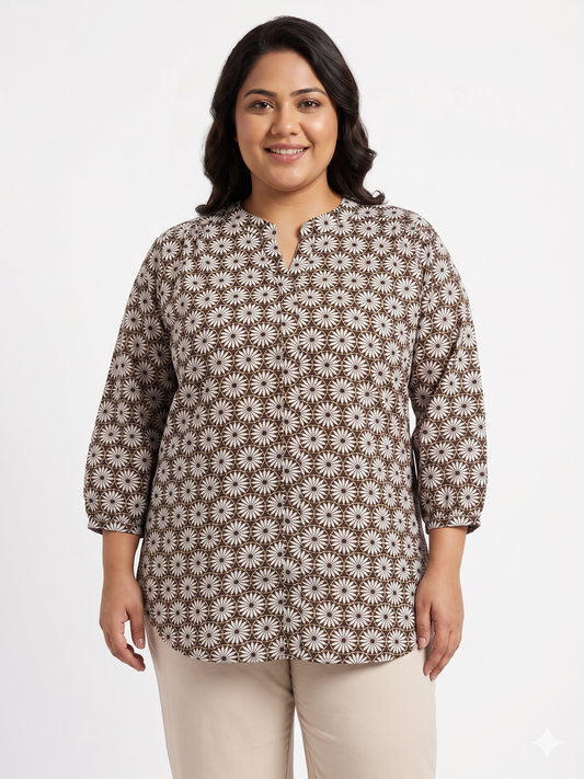 Soft Cotton Printed Tunic