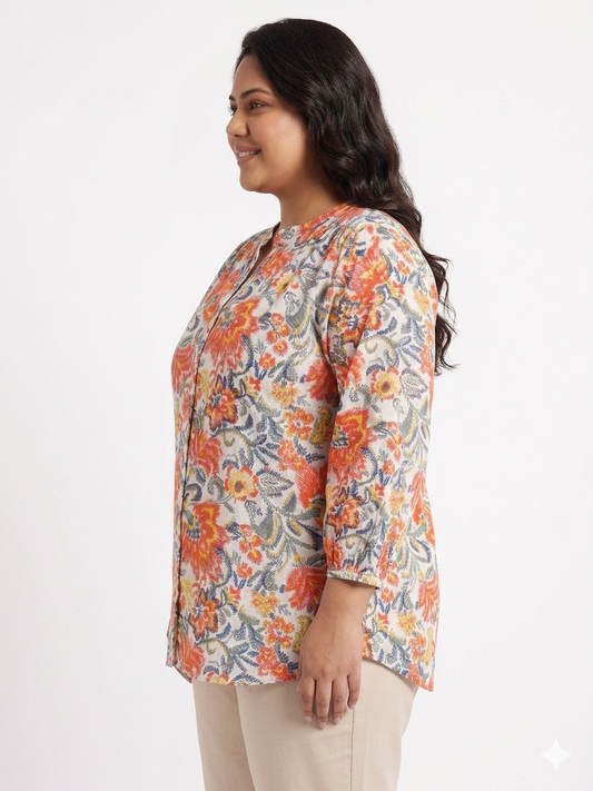 Soft Cotton Printed Tunic