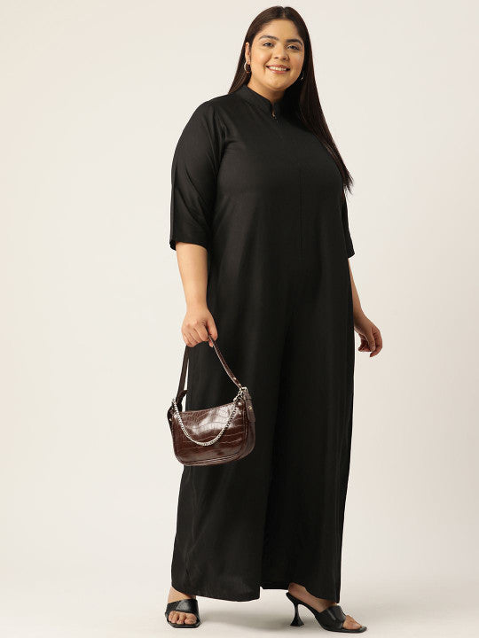 Classic Plus Size Basic Comfort Jumpsuit